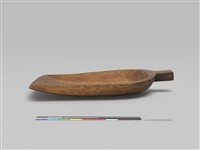 藏品(盛飛魚木盤)的圖片